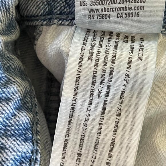 Hollister Light Blue High Waisted Distressed Size 26 Denim Jeans - Picture 4 of 7